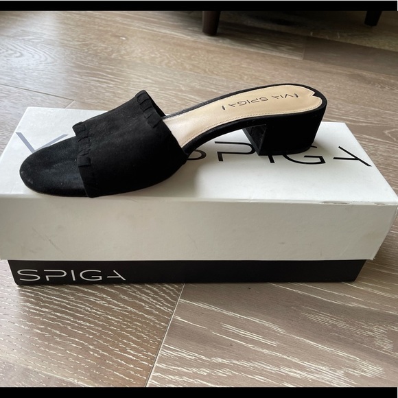 VIA SPIGA black suede shoes - Picture 2 of 8